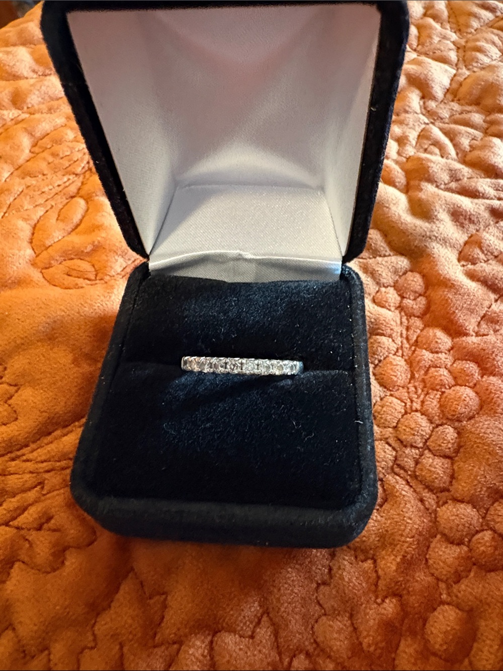 Classic White Gold Diamond Wedding Band